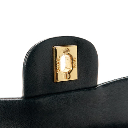 Chanel Lambskin Quilted Small Double Flap Black 7 of 12