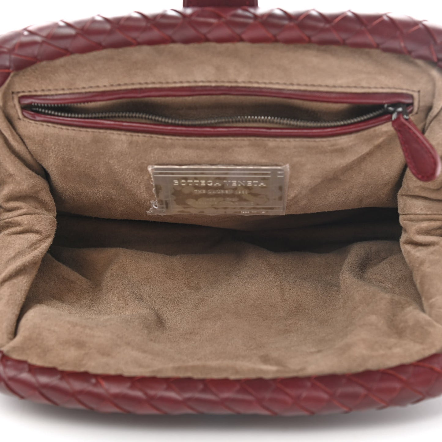 Nappa Intrecciato The Lauren 1980 Clutch Gigolo Red
