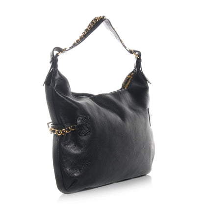 Burberry Leather Chain Hobo Black 3 of 7
