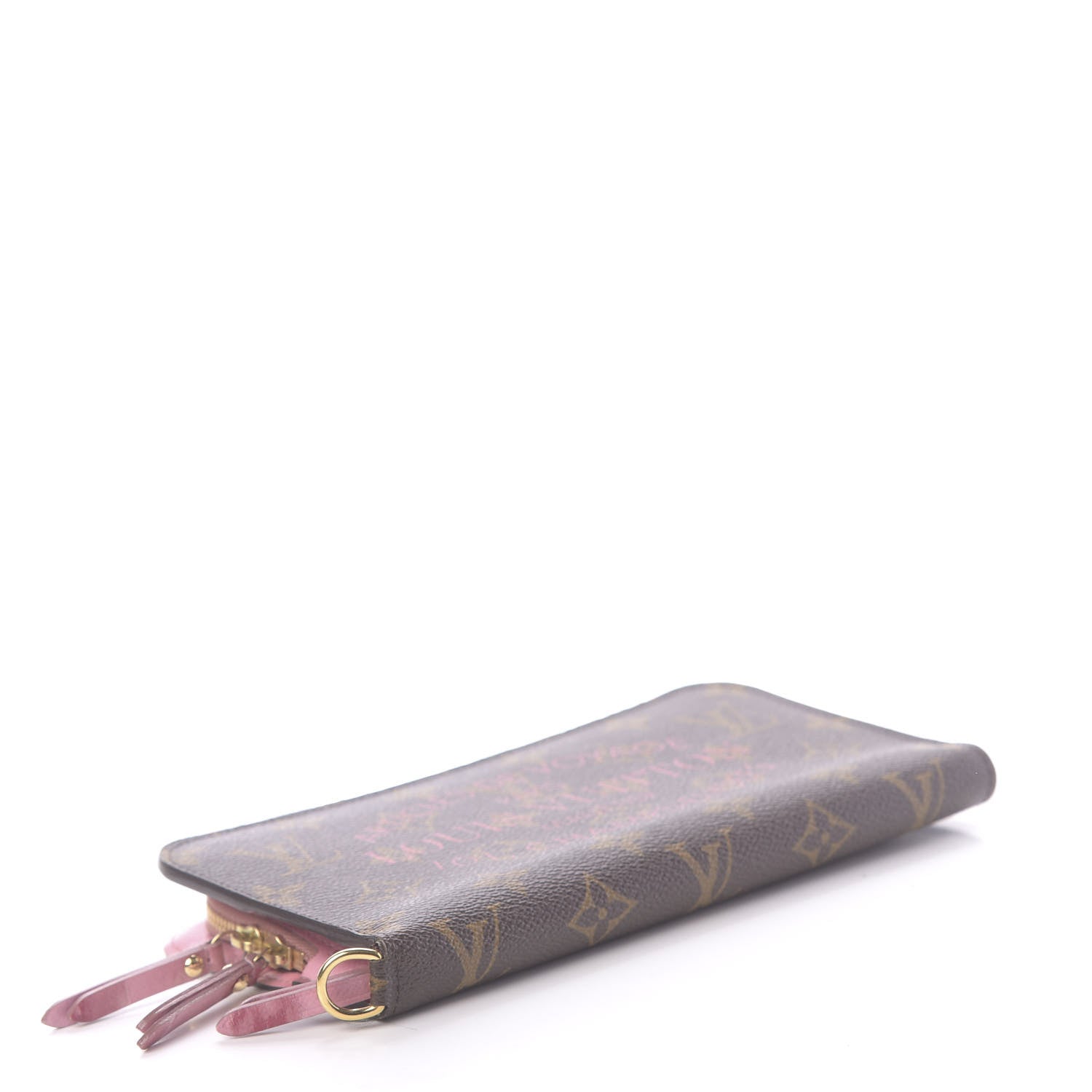 Louis Vuitton Monogram Articles de Voyage Ikat Insolite Wallet Rose Velours 4 of 12
