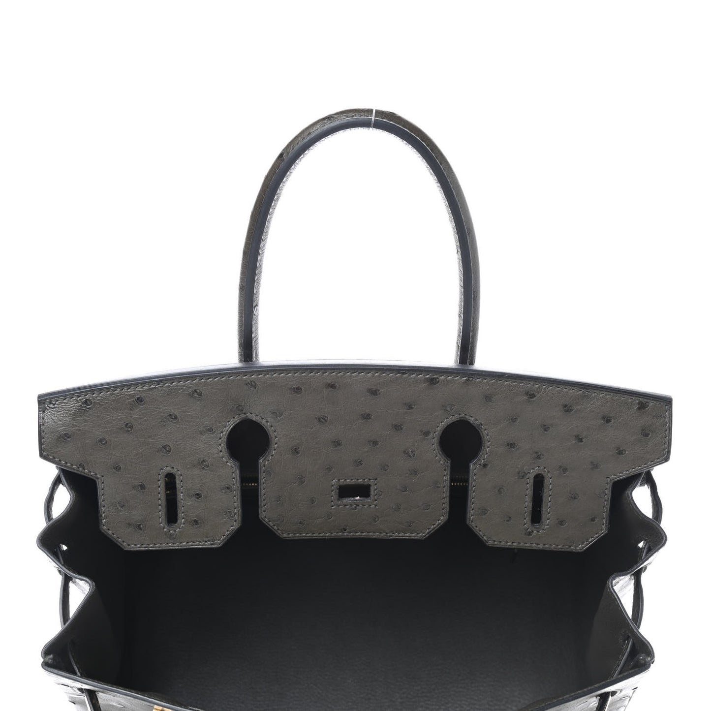 Ostrich Birkin 30 Vert Olive