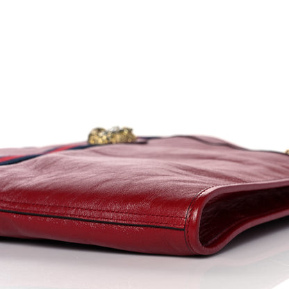 Gucci Calfskin Large Rajah Chain Tote Romantic Cherry 8 of 8