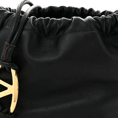 Valentino Garavani Nappa Vlogo Pouf Pouch Black 7 of 9