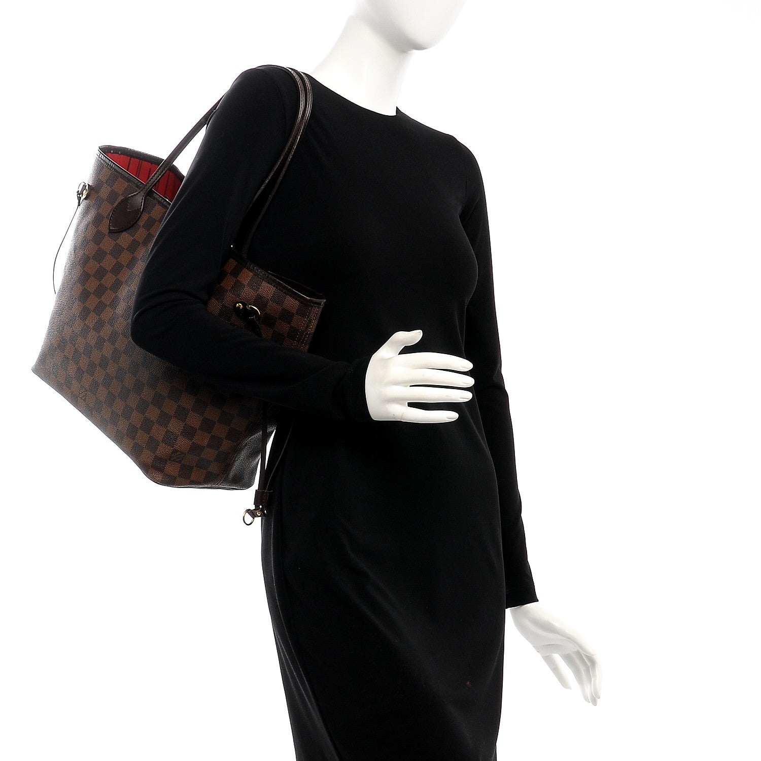 Louis Vuitton Damier Ebene Neverfull MM 2 of 10
