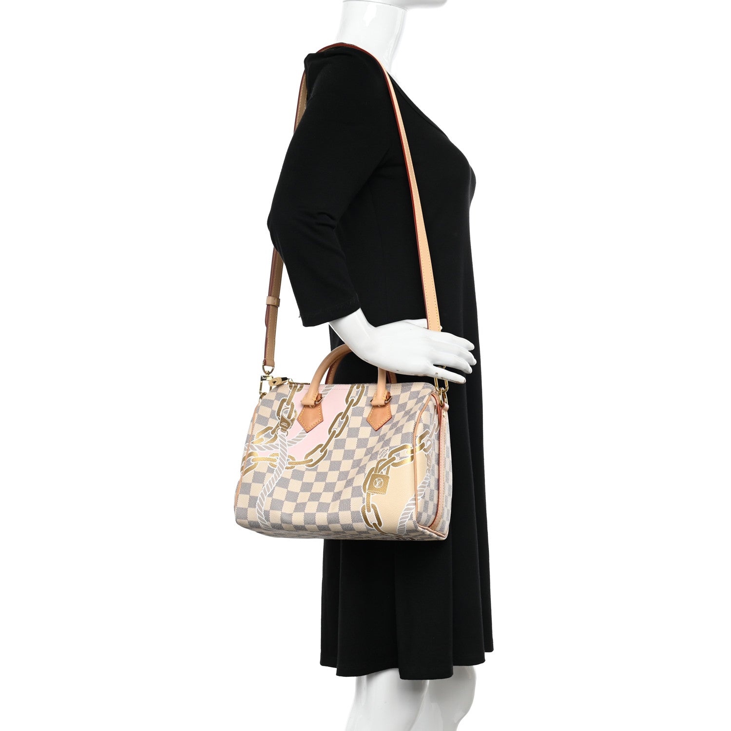 Louis Vuitton Damier Azur Nautical Speedy Bandouliere 25 2 of 11