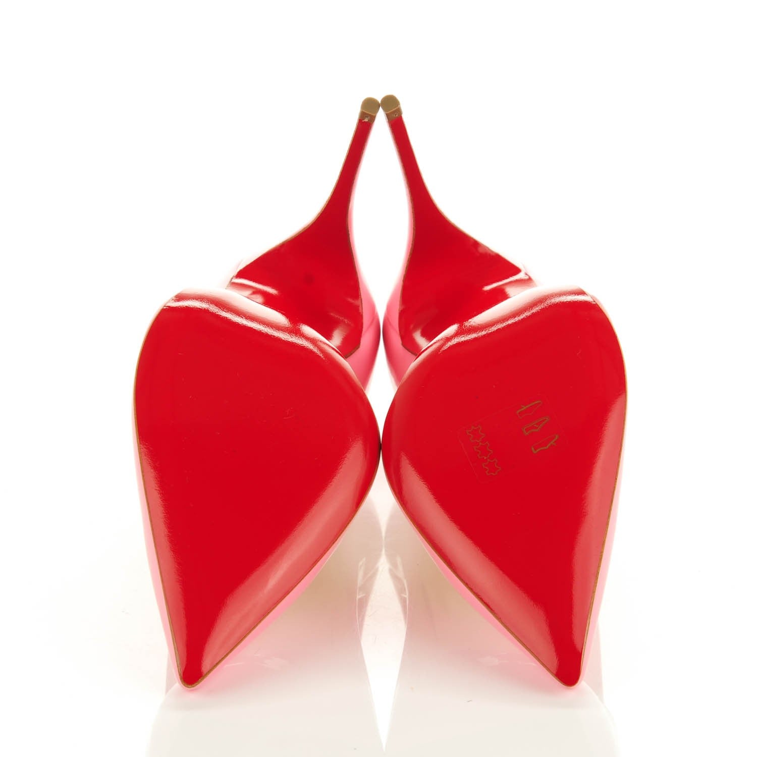 Christian Louboutin Patent Pigalle Follies 100 Pumps 40 Rose 5 of 7