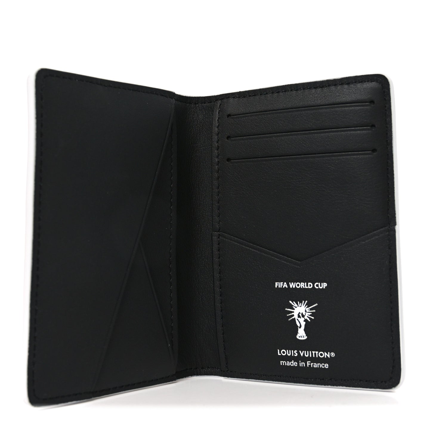 X FIFA Grained Calfskin Pocket Organizer Black