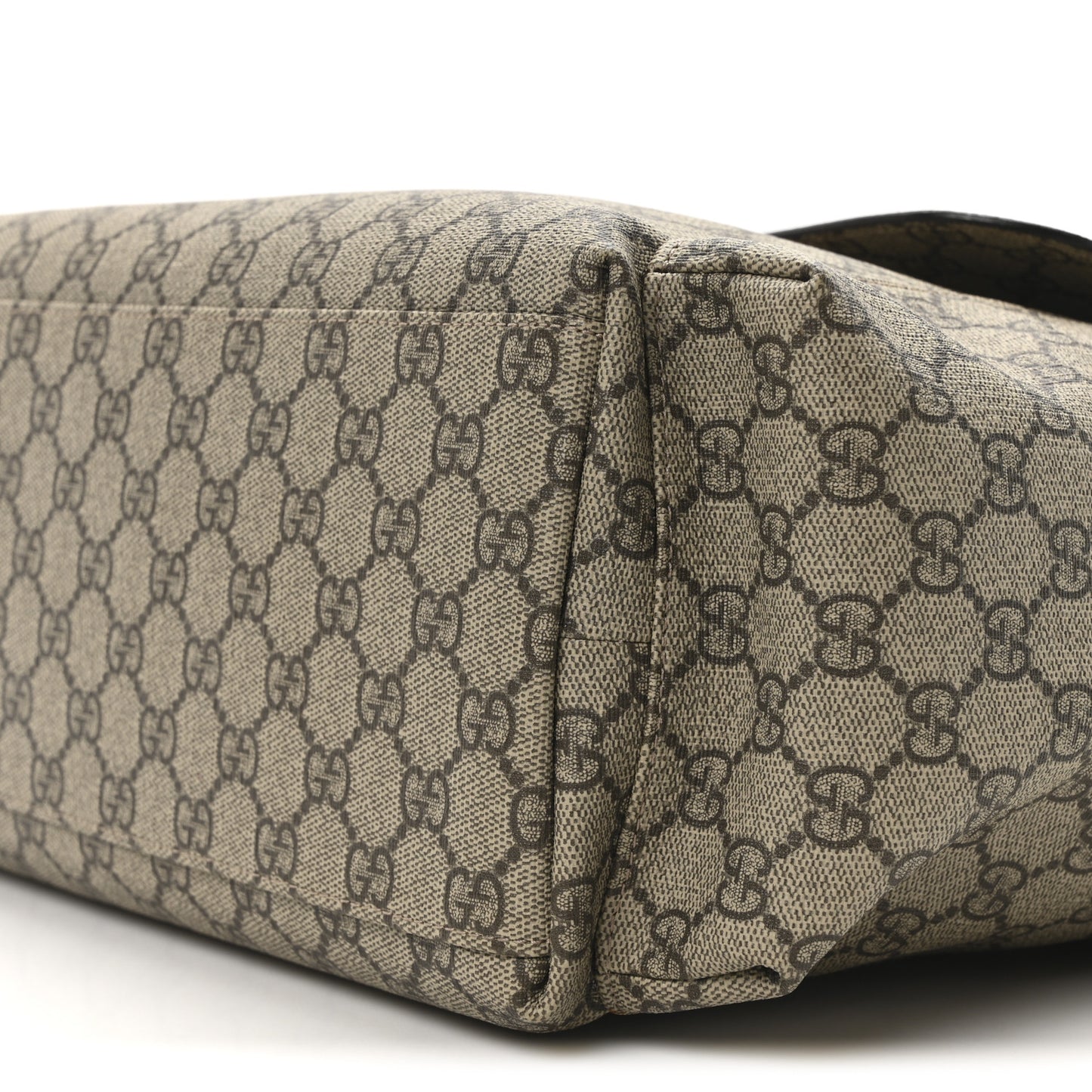GG Plus Monogram Messenger Diaper Bag Dark Brown