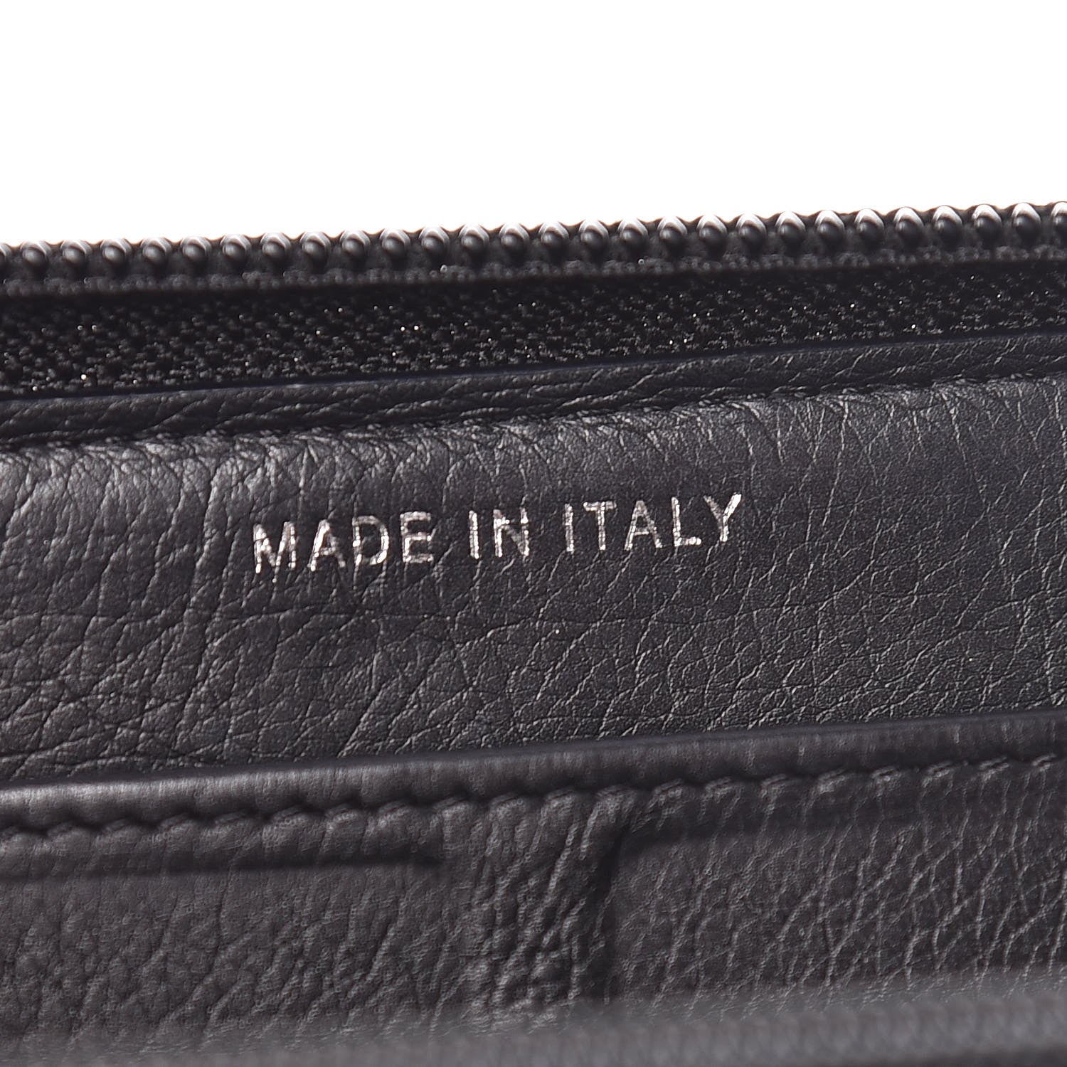 Chanel Lambskin Chevron Quilted Zip Around Boy Wallet Black 7 of 8