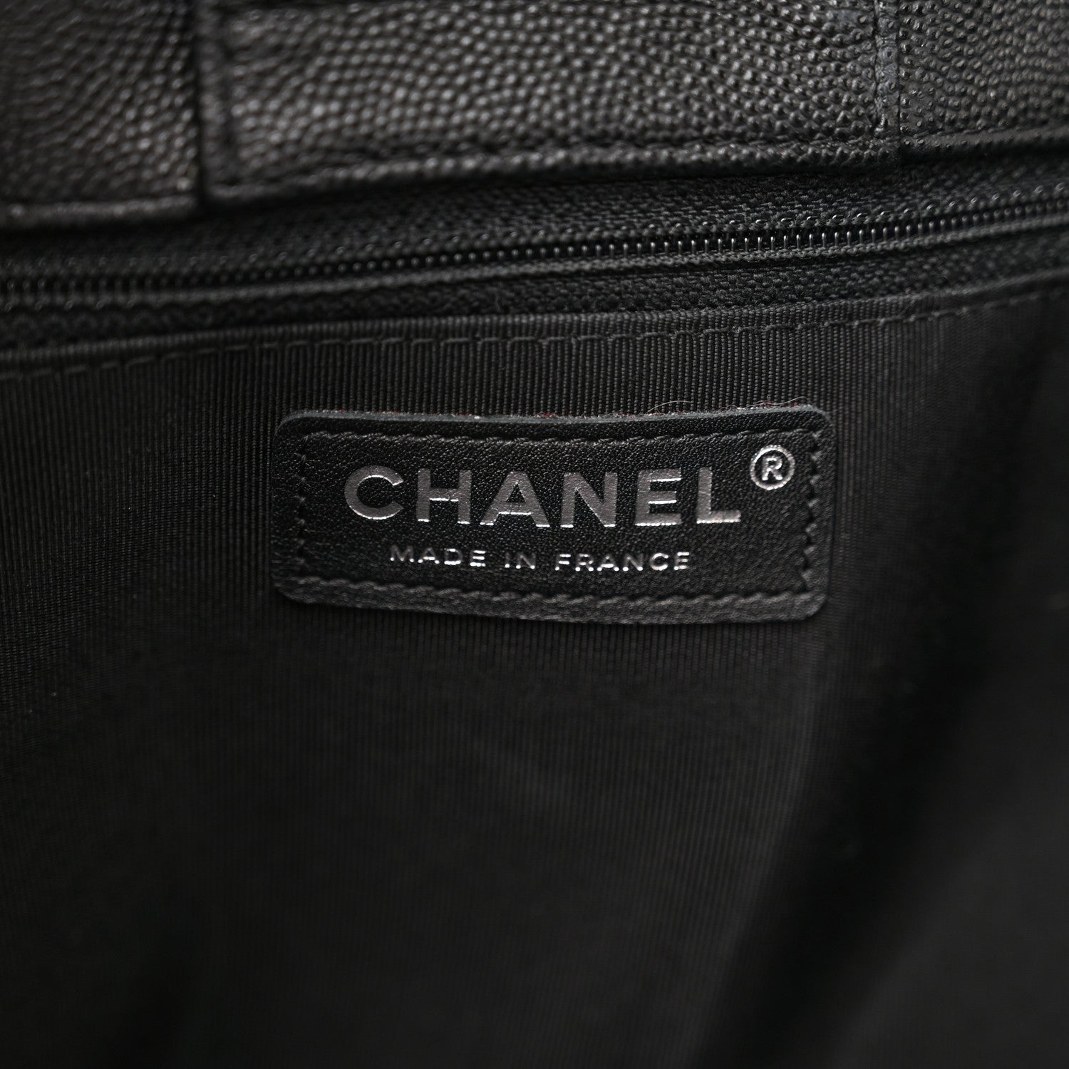 Chanel Caviar Quilted Large Shopping Tote Black 6 of 10