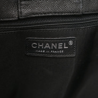 Chanel Caviar Quilted Large Shopping Tote Black 6 of 10