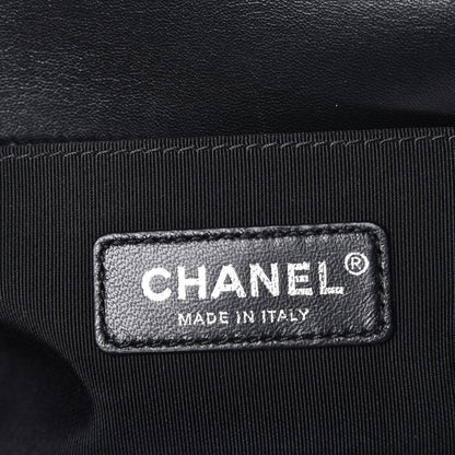 Chanel Lambskin Quilted Medium Boy Flap Black 6 of 8