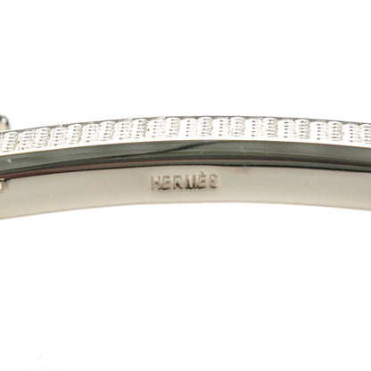 Hermes Palladium Guilloche 32mm H Belt Buckle 4 of 5