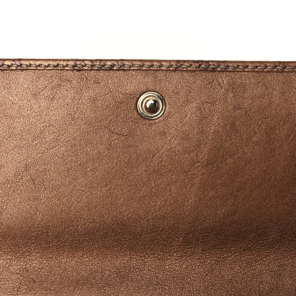 Gucci Metallic Guccissima Lovely Heart Continental Wallet Bronze 5 of 6