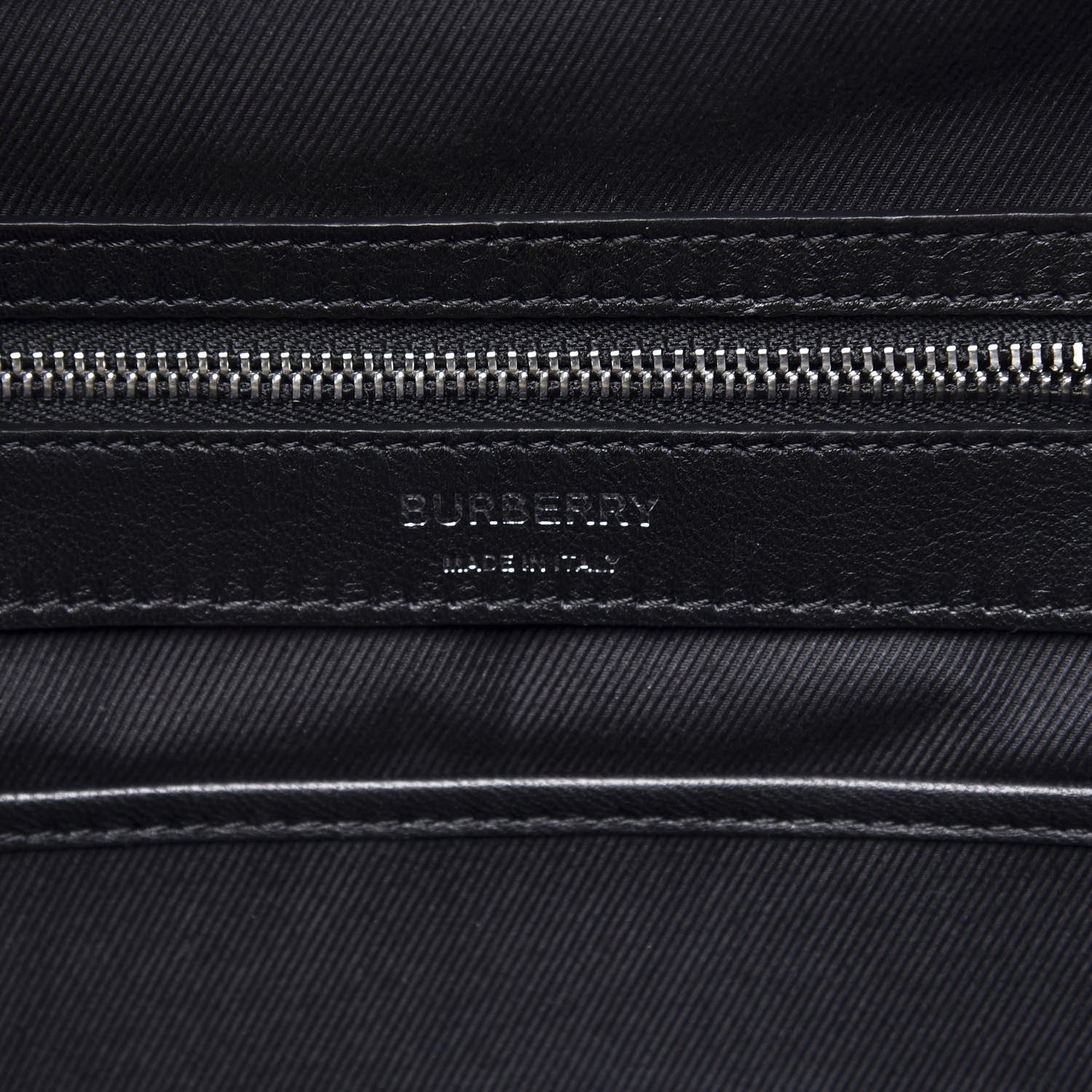 Burberry Denim Quilted Deer Print Backpack Blue 7 of 9