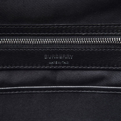 Burberry Denim Quilted Deer Print Backpack Blue 7 of 9