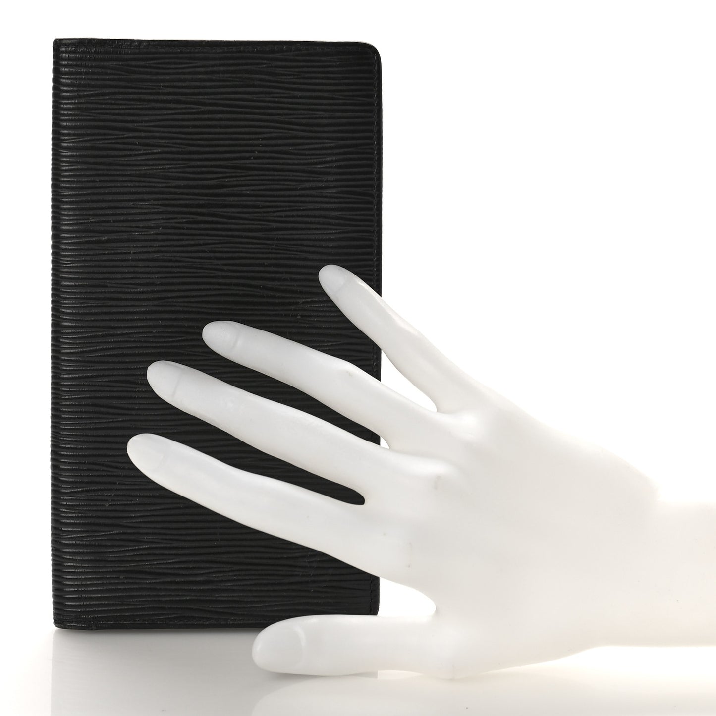 Epi Porte Valeurs Checkbook Wallet Black