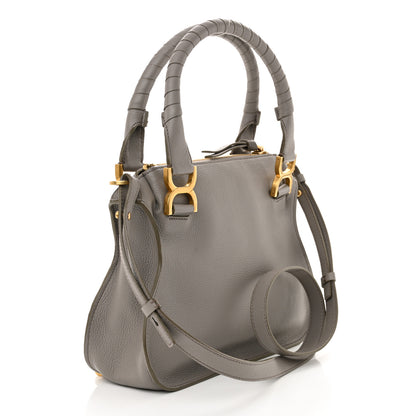 Chloe Calfskin Small Marcie Satchel Cashmere Grey 2 of 11