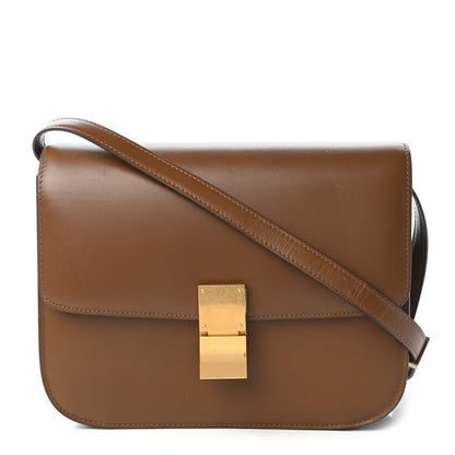 Celine Box Calfskin Medium Classic Box Flap Bag Camel 1 of 12