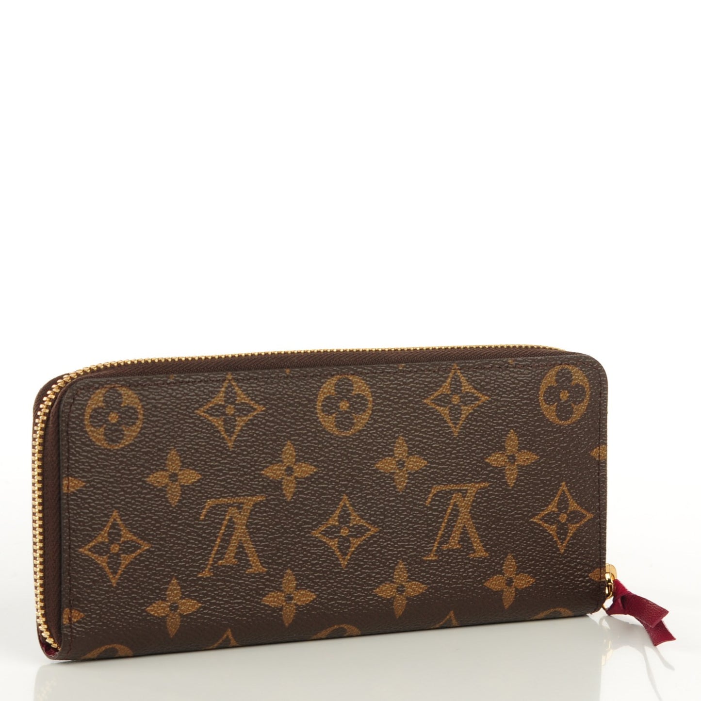 Monogram Clemence Wallet Fuchsia