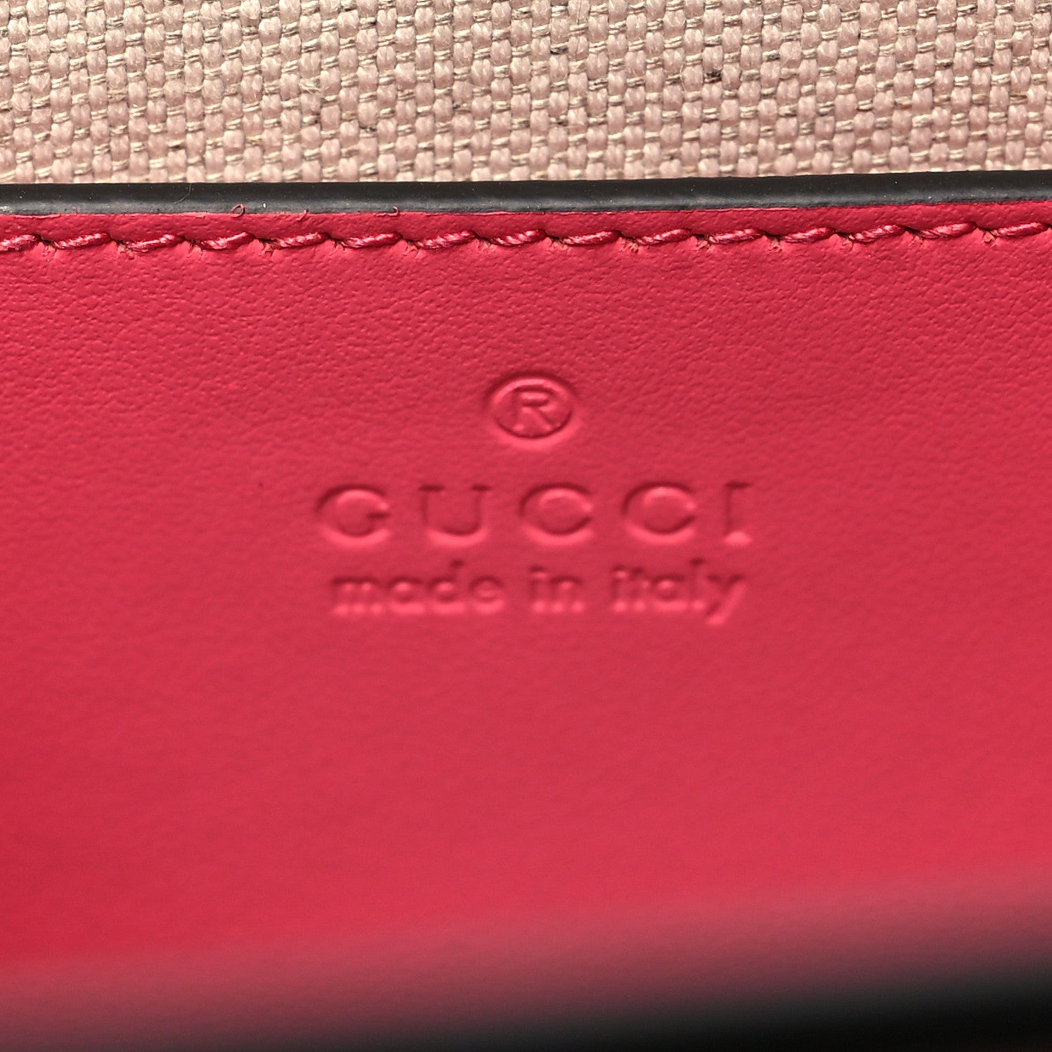 Gucci Calfskin GG Matelasse Small Slim Chain Shoulder Bag Rhodamine Pink Natural 6 of 10