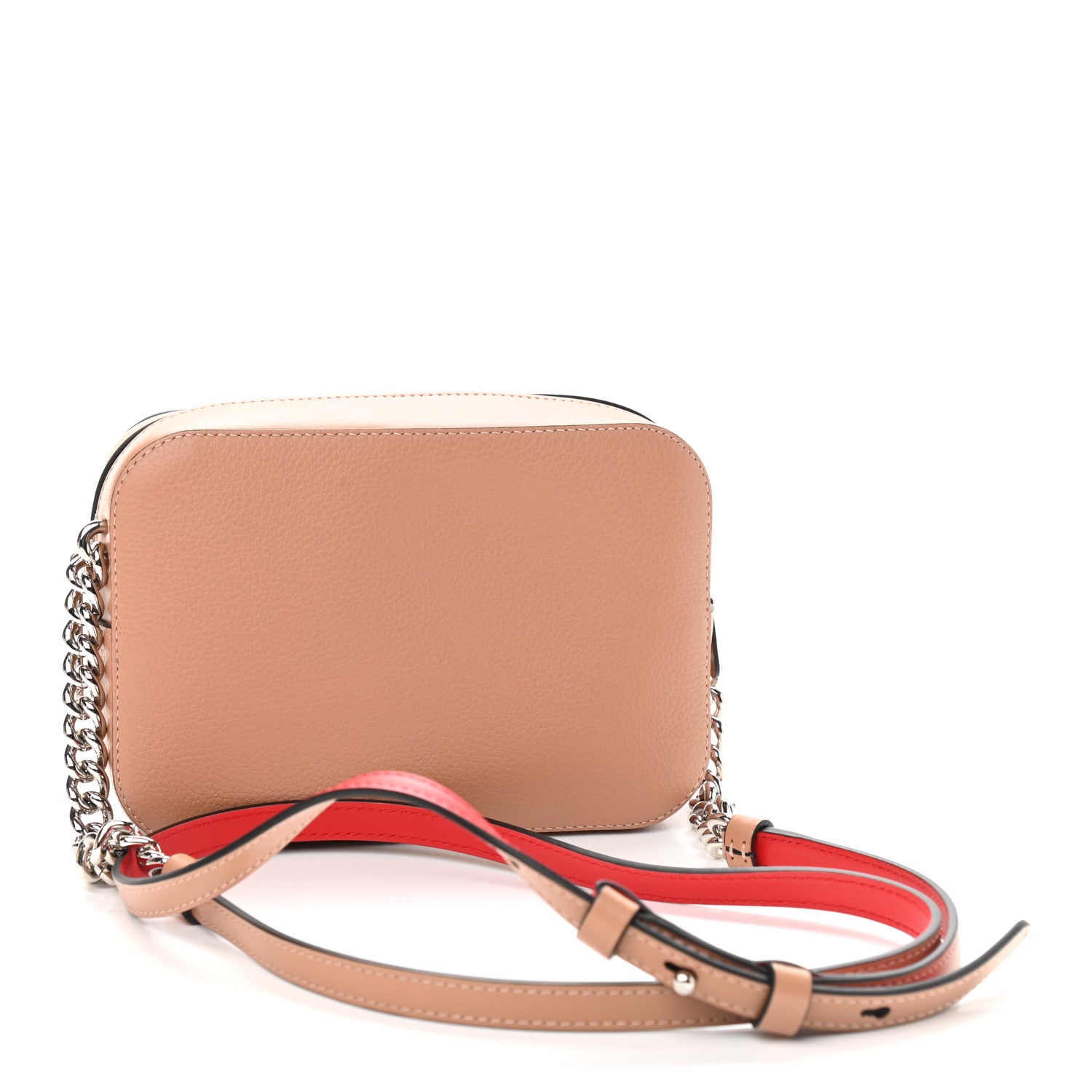 Christian Louboutin Calfskin Mini Rubylou Crossbody Nude 3 of 9