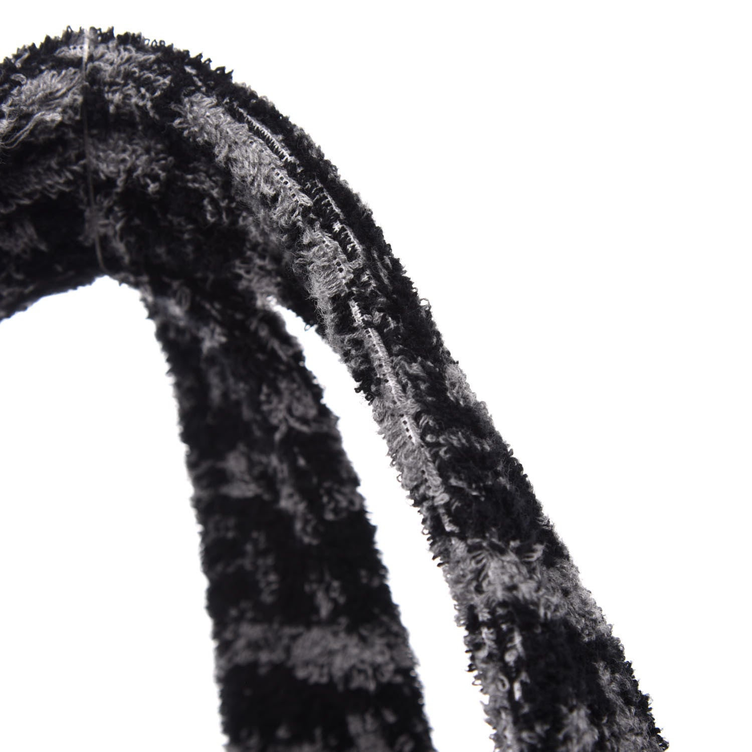 Chanel Terry Cotton CC Tote Black Grey 11 of 14