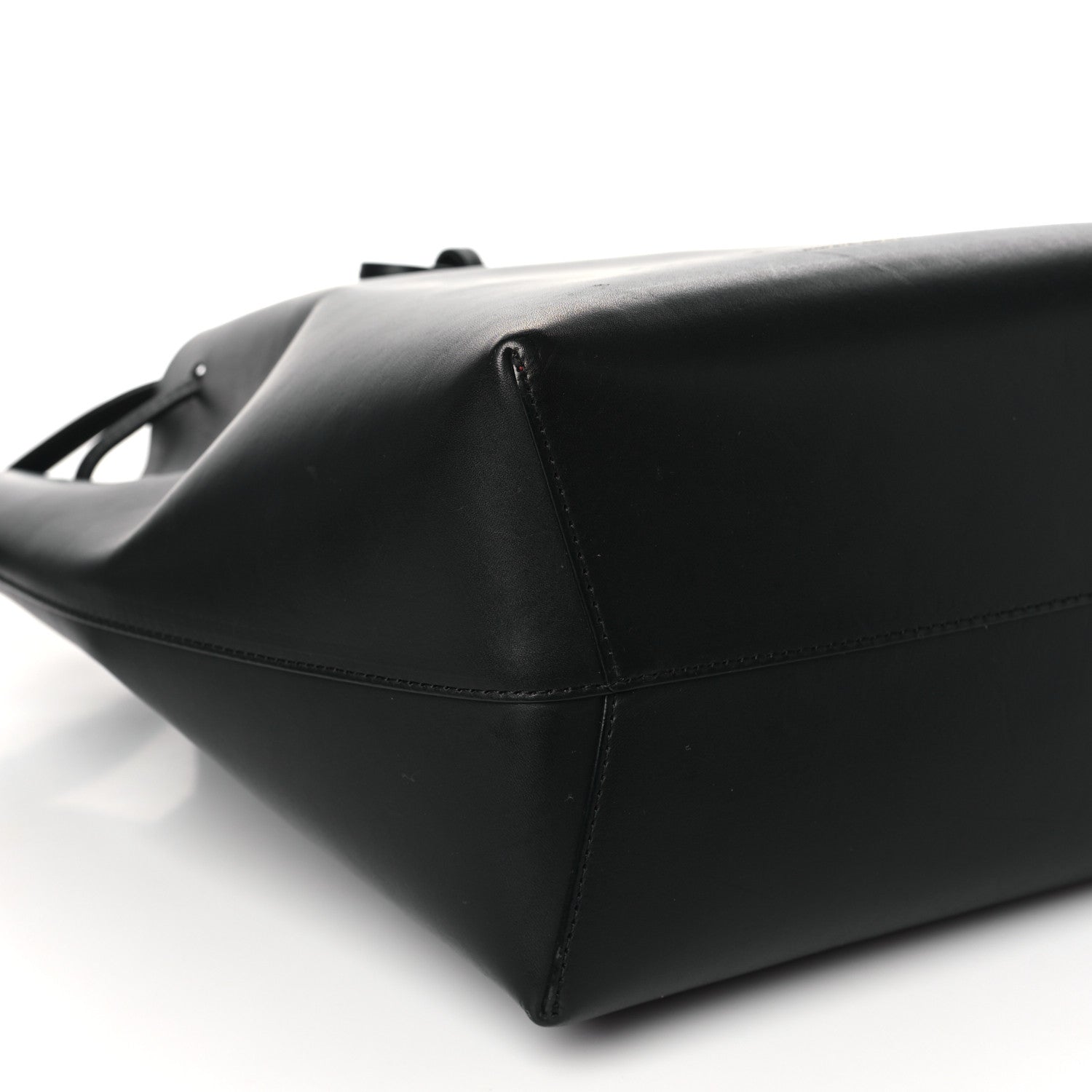Mansur Gavriel Calfskin Bucket Bag Black Flamma 9 of 12