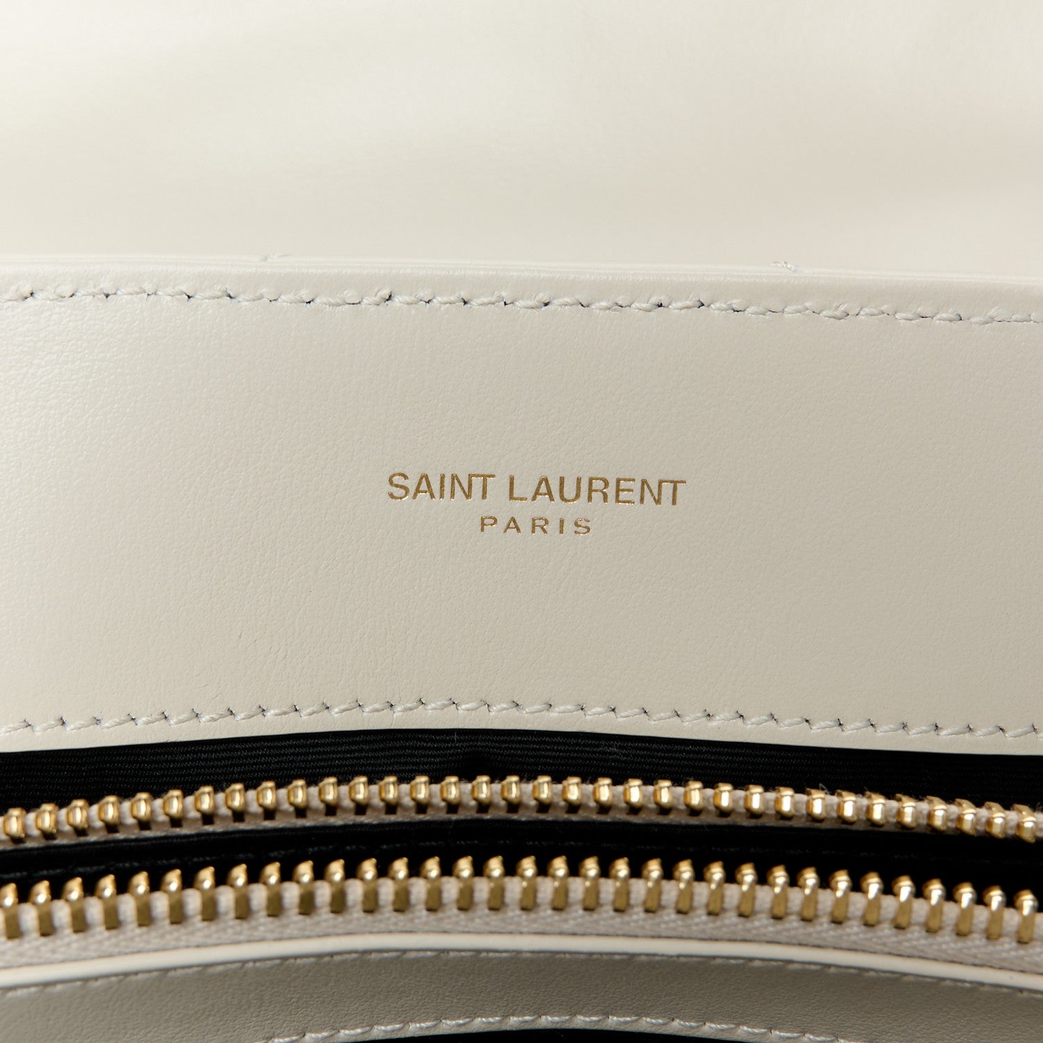 Saint Laurent Calfskin Y Quilted Monogram Medium Loulou Chain Satchel Crema Soft 6 of 11