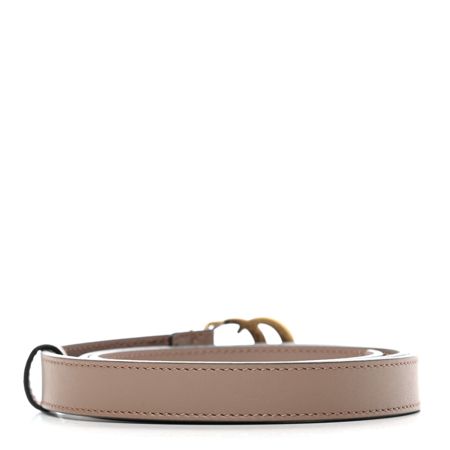 Gucci Calfskin Double G 20mm Belt 95 38 Porcelain Rose 2 of 5