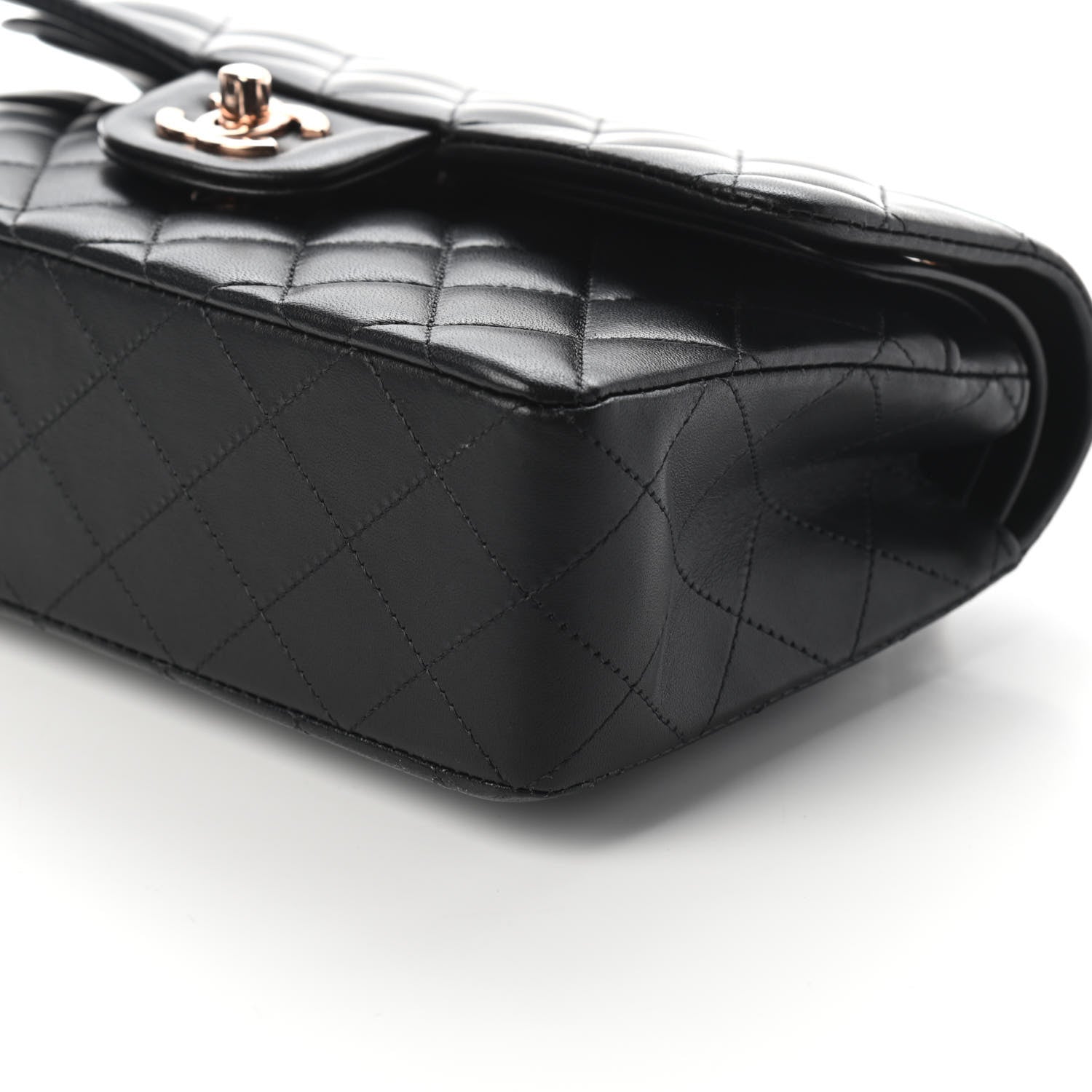 Chanel Lambskin Quilted Small Double Flap Black 8 of 8