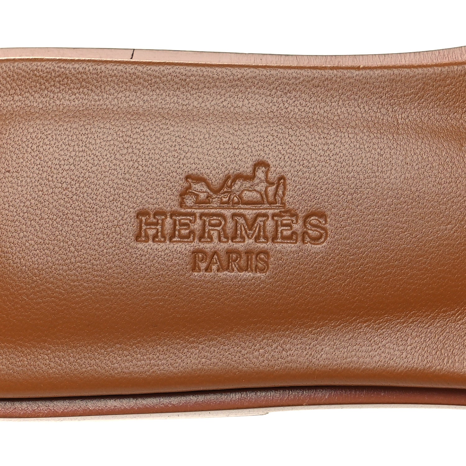 Hermes Ostrich Oran Sandals 37 Naturel 8 of 8