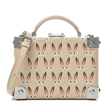 MCM Lambskin Star Eyed Bunny Small Berlin Crossbody Natural 1 of 10