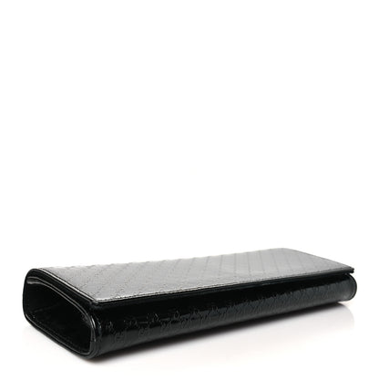 Gucci Patent Microguccissima Small Broadway Clutch Black 4 of 9