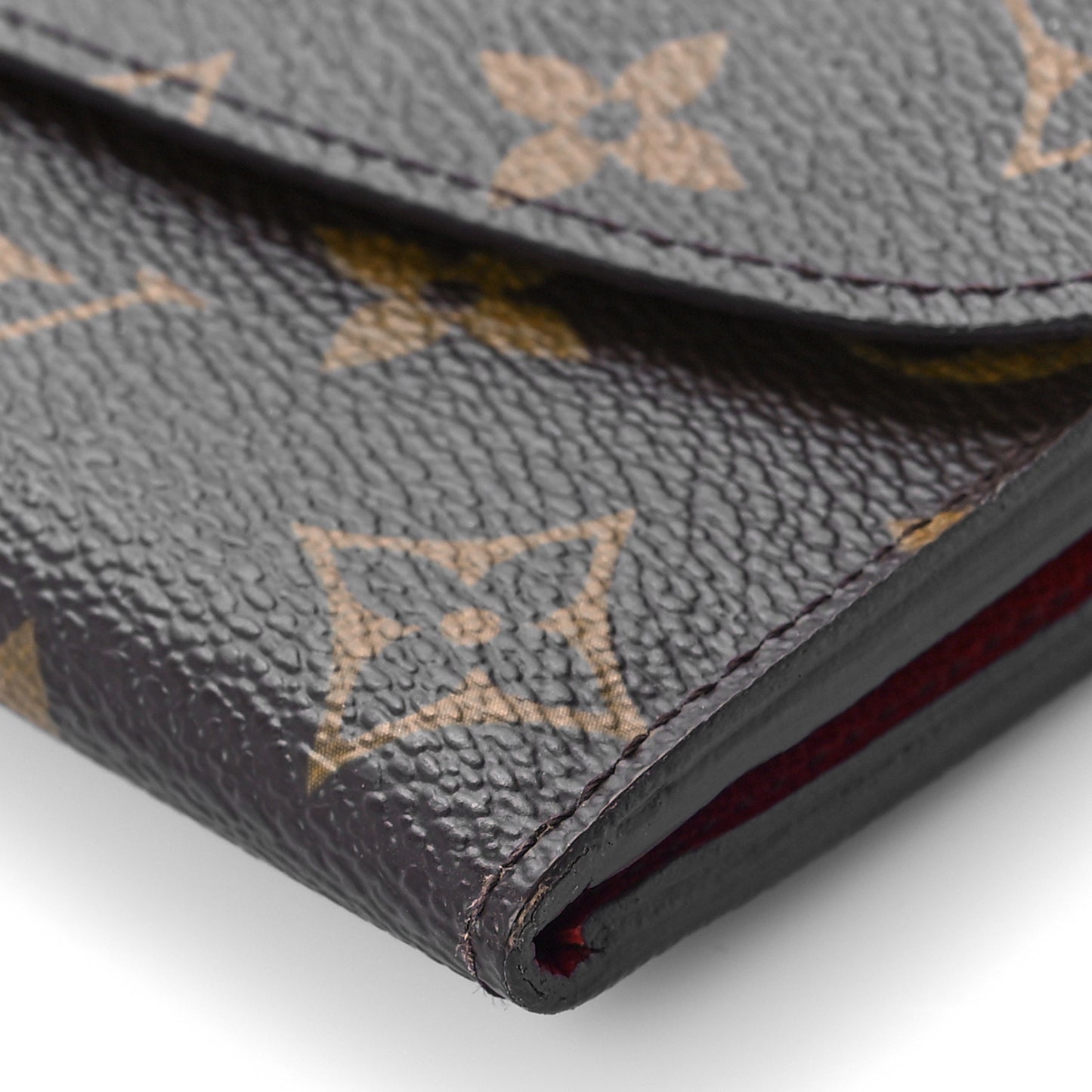 Monogram Emilie Wallet Rouge