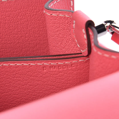 Hermes Evercolor Sac Roulis 23 Rose Azalee 7 of 10