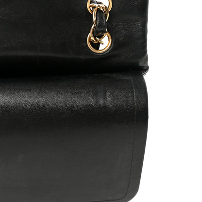 Chanel Lambskin Quilted Maxi Double Flap Black 17 of 22