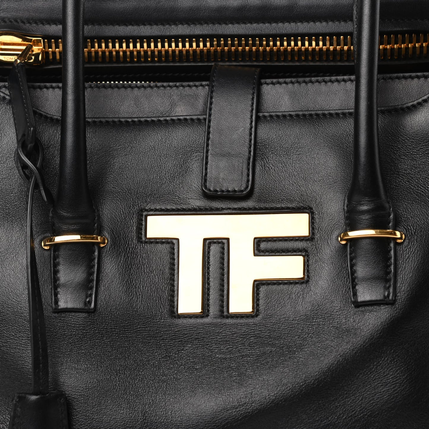 Smooth Calfskin Medium Icon Bag Black