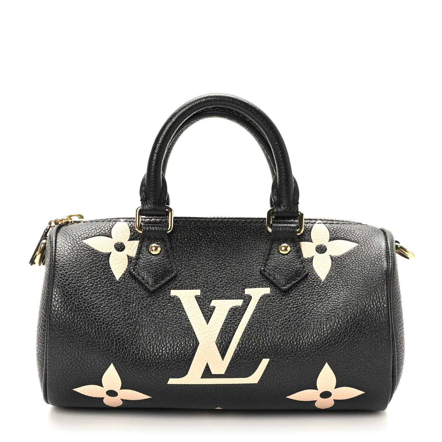 Louis Vuitton Empreinte Monogram Giant Papillon BB Black Beige 1 of 8