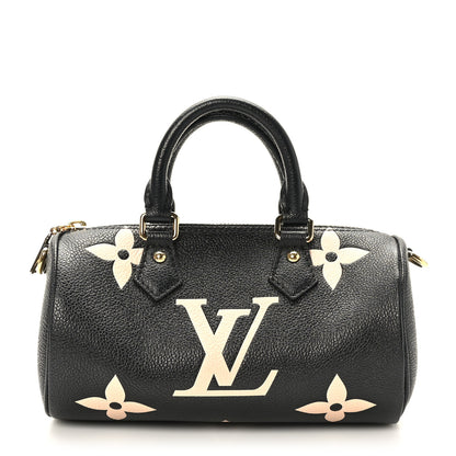 Louis Vuitton Empreinte Monogram Giant Papillon BB Black Beige 1 of 8