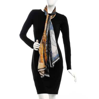 Chanel Cashmere Silk CCStole 2 of 6