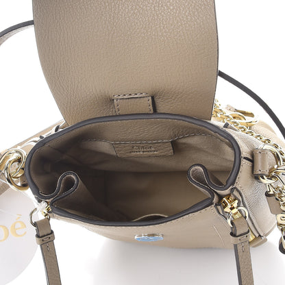 Chloe Suede Calfskin Mini Faye Backpack Motty Grey 5 of 7