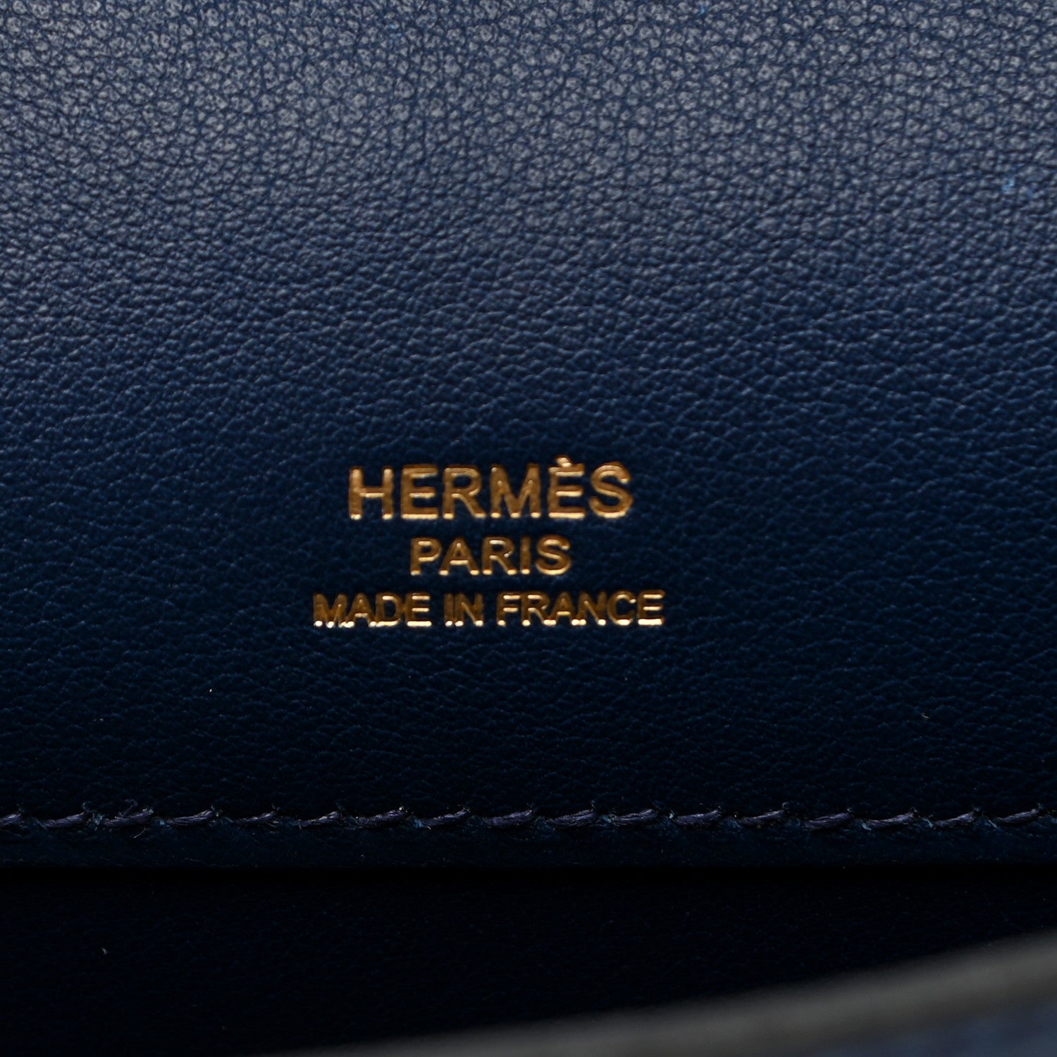 Hermes Swift Kelly Cut Clutch Pochette Bleu De Malte 5 of 11