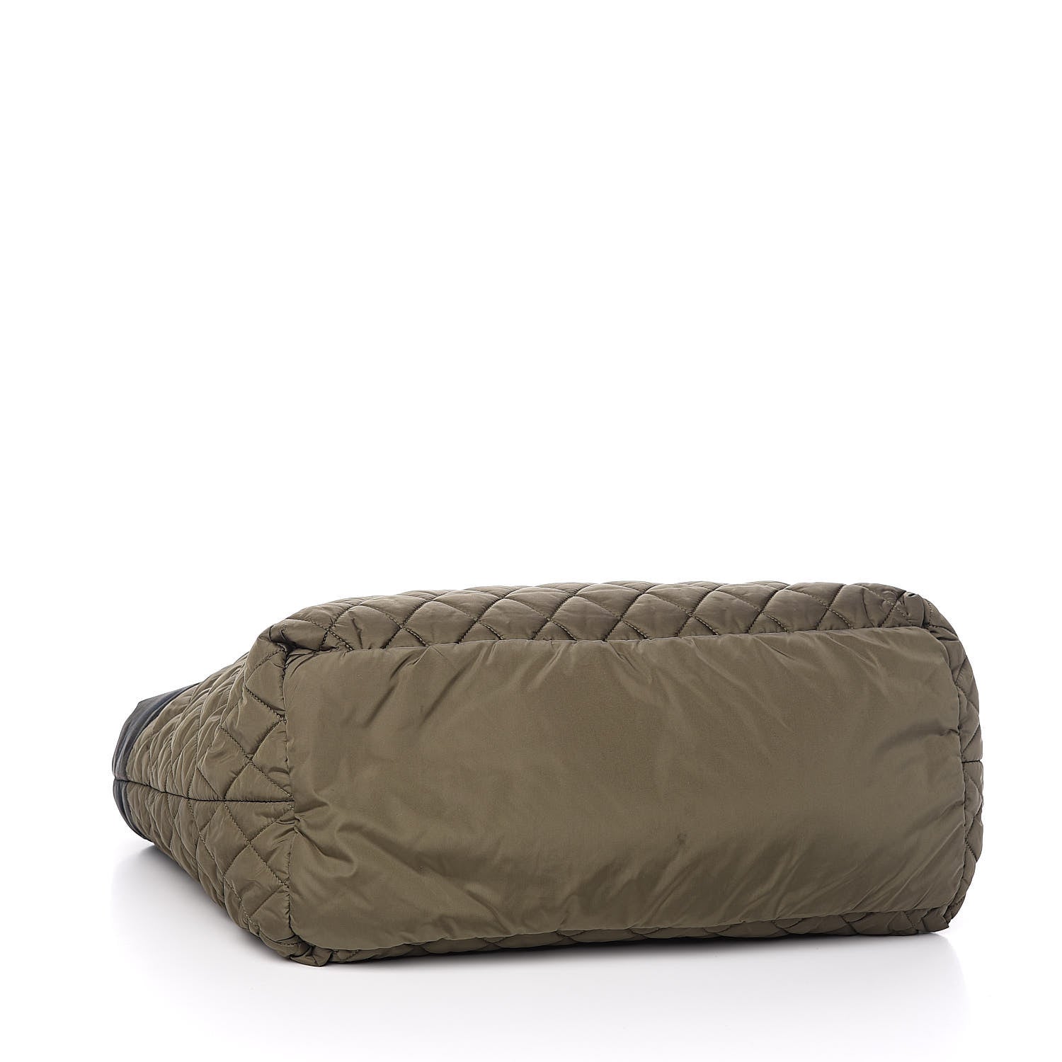 Chanel Nylon Quilted Medium Coco Cocoon Tote Khaki 4 of 10