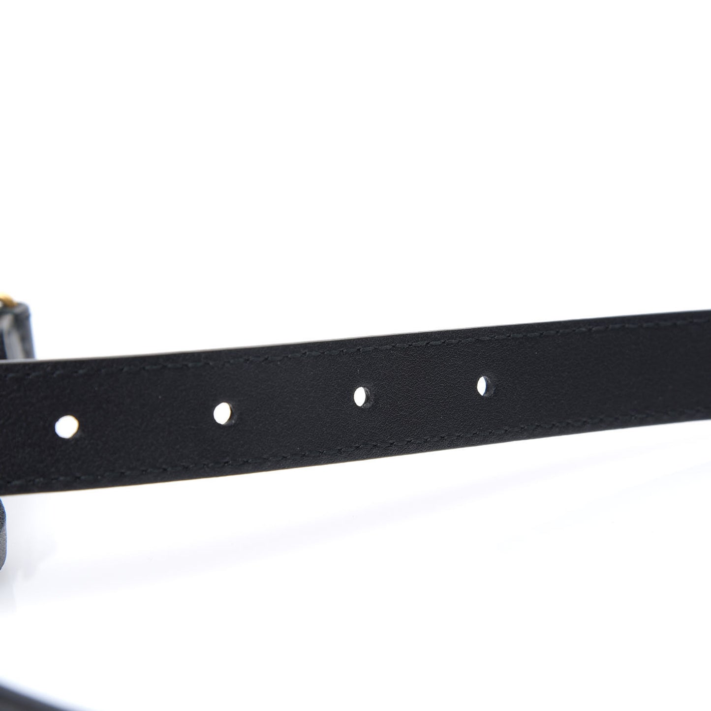 Calfskin Double G 20mm Belt 80 32 Black