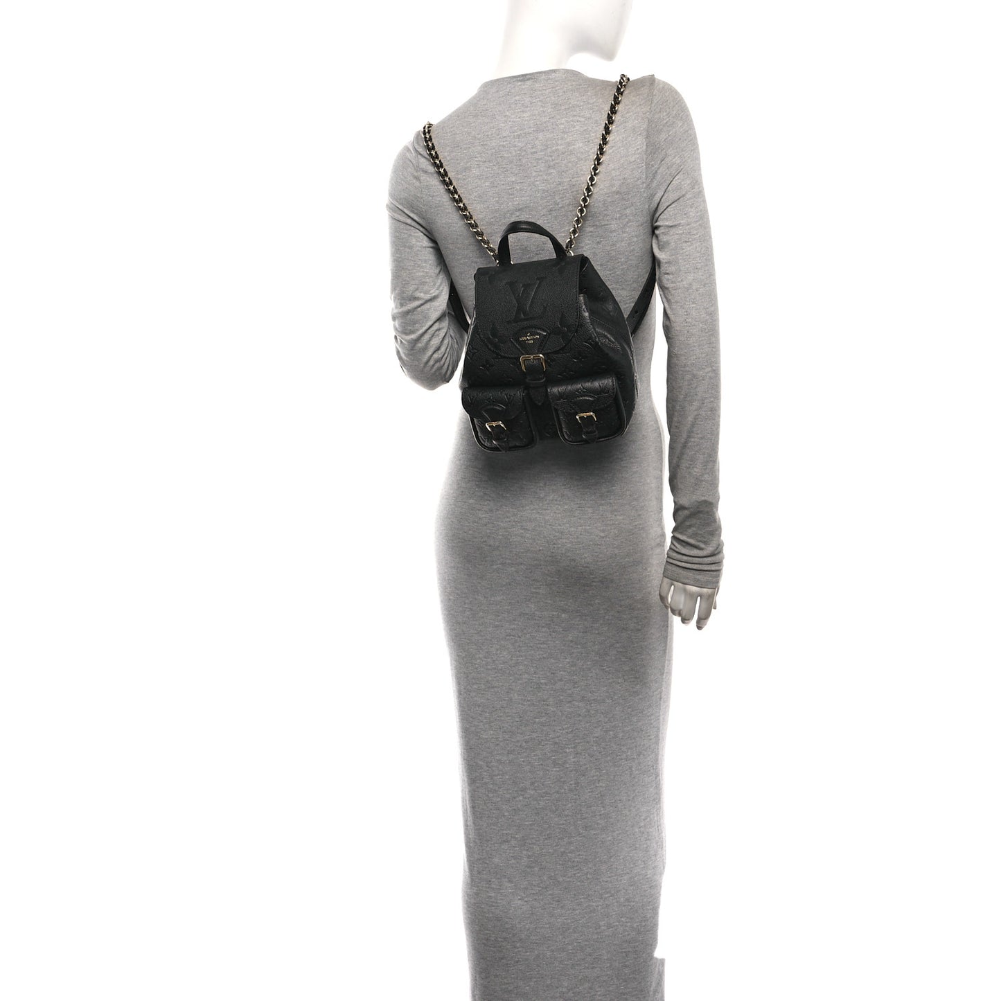 Empreinte Monogram Backup Backpack Black