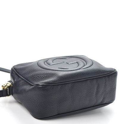 Gucci Pebbled Calfskin Small Soho Disco Bag Blue 3 of 15