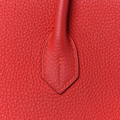 Hermes Togo Birkin 35 Rouge Casaque 14 of 38
