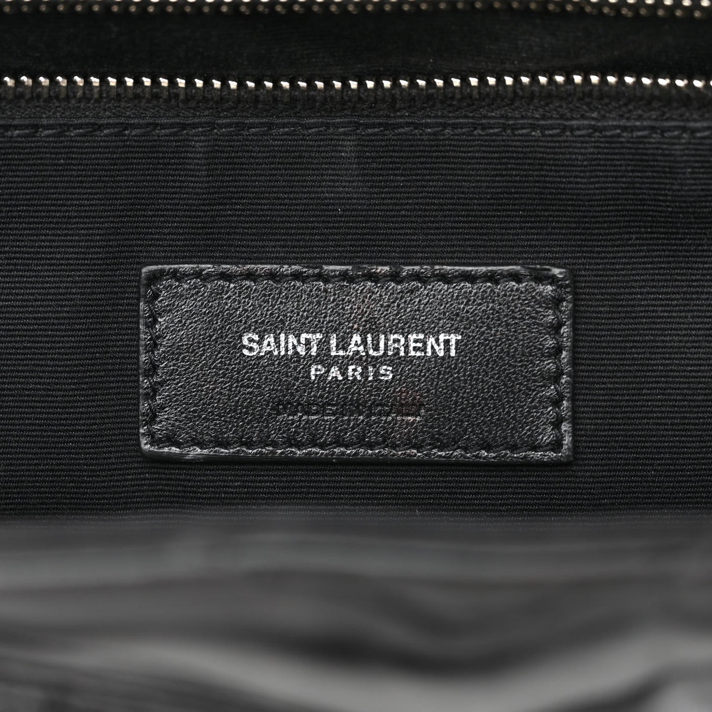 Calfskin Y Quilted Monogram Small Loulou Backpack Black