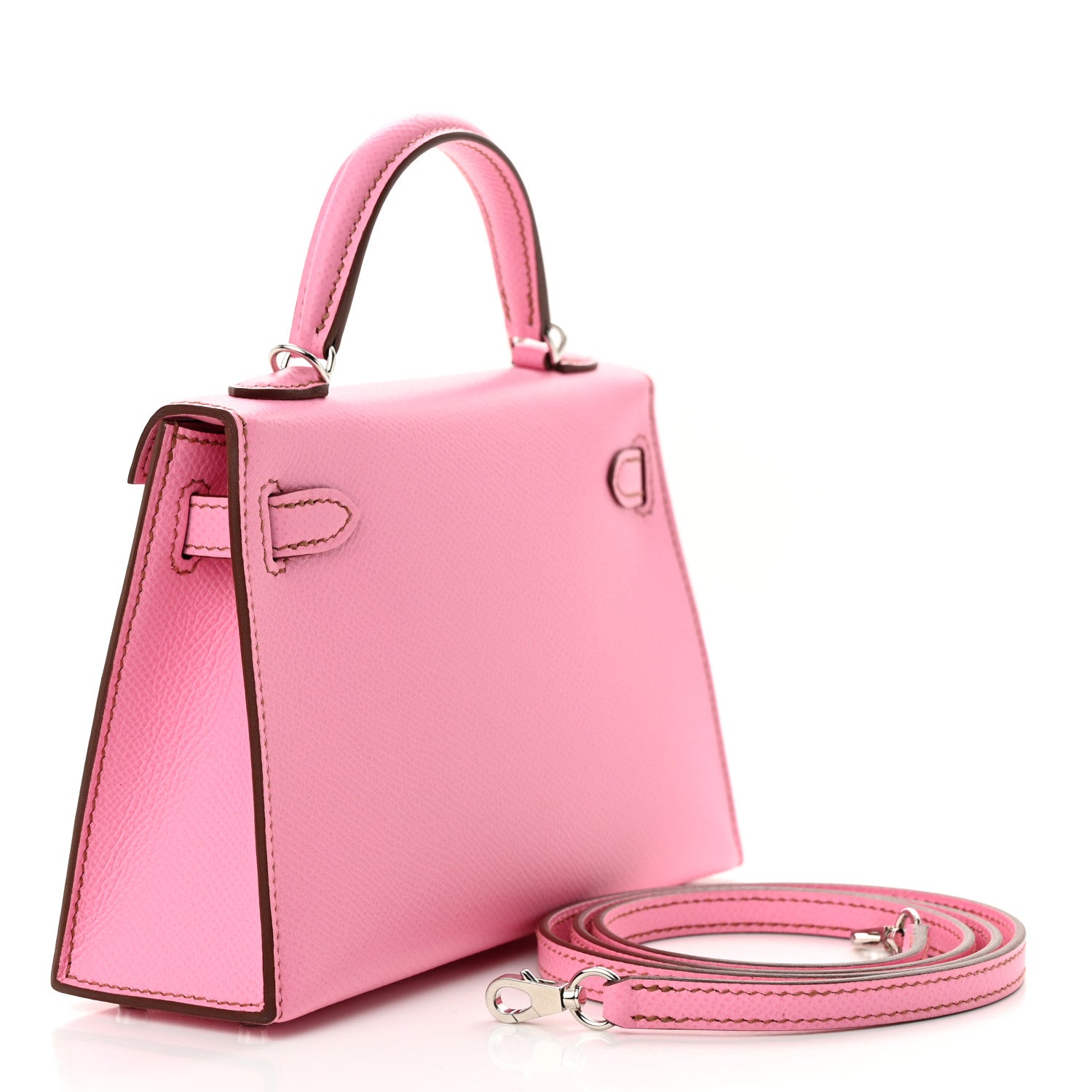 Hermes Epsom Mini Kelly Sellier 20 5P Pink 3 of 10